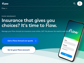 'flowinsurance.co.uk' screenshot