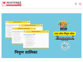'masterjeeonline.com' screenshot