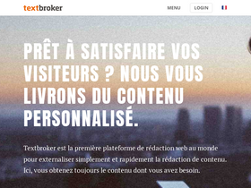'textbroker.fr' screenshot