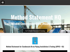 'methodstatementhq.com' screenshot