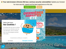 'vacanceole.com' screenshot