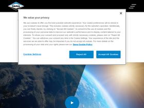 'dana.com' screenshot