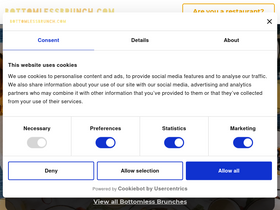 'bottomlessbrunch.com' screenshot