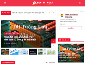 'hocitngay.com' screenshot