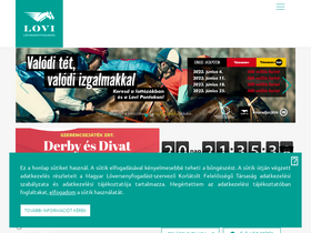 'lovifogadas.hu' screenshot