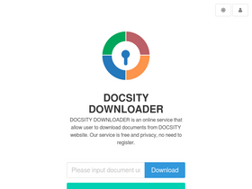 'docsitydownloader.com' screenshot