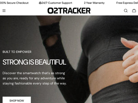 O2tracker website screenshot