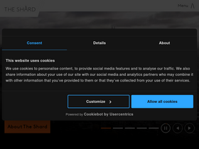 'the-shard.com' screenshot