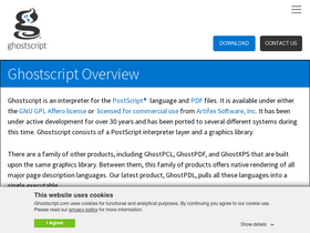 'ghostscript.com' screenshot