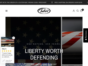 taterbaseball.com homepage screenshot