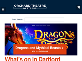 'orchardtheatre.co.uk' screenshot