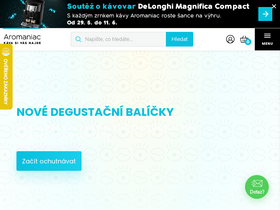 'aromaniac.cz' screenshot
