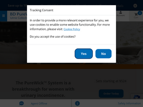 'purewickathome.com' screenshot