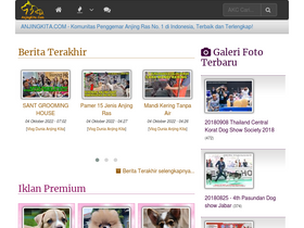 'anjingkita.com' screenshot