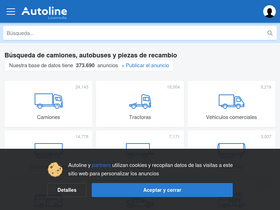 'autoline.es' screenshot