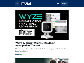 'ipvm.com' screenshot