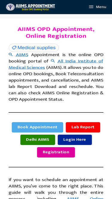 aiimsappointment.com