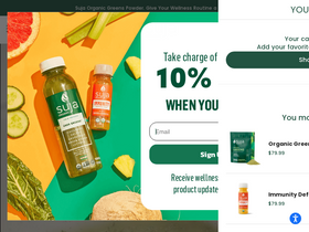 'sujaorganic.com' screenshot