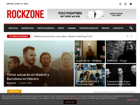 'rockzonemag.com' screenshot