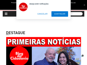 'blogdacidadania.com.br' screenshot