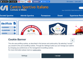 'csi.milano.it' screenshot