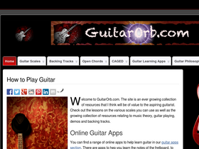'guitarorb.com' screenshot