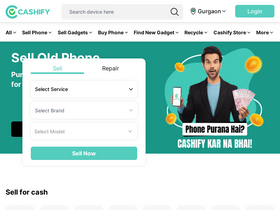 'cashify.in' screenshot
