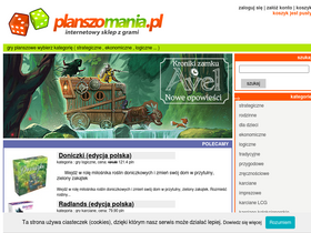 'planszomania.pl' screenshot