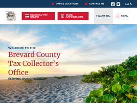 'brevardtaxcollector.com' screenshot