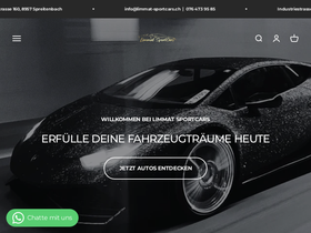 limmat-sportcars.ch homepage screenshot