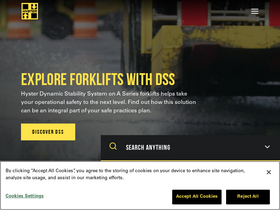'hyster.com' screenshot