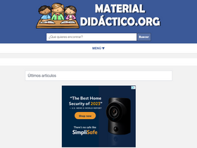 'materialdidactico.org' screenshot