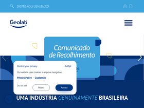 'geolab.com.br' screenshot