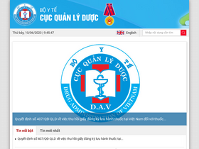 'dav.gov.vn' screenshot