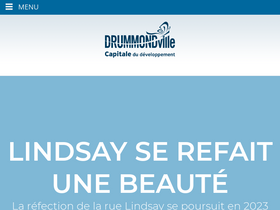 'drummondville.ca' screenshot