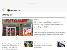 'mississauga.com' screenshot