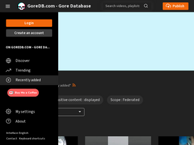 'goredb.com' screenshot