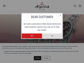 'alpinawatches.com' screenshot