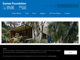 'eamesfoundation.org' screenshot