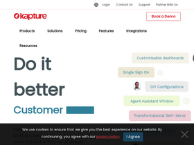 'kapturecrm.com' screenshot