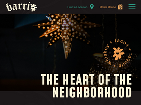 'barrio-tacos.com' screenshot