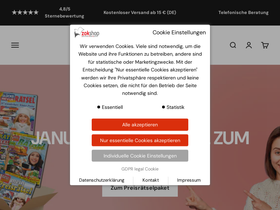 Zok-Shop website screenshot