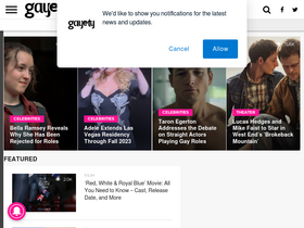 'gayety.co' screenshot