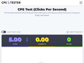 'cps-tester.com' screenshot