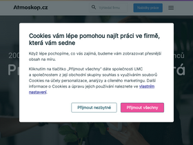 'atmoskop.cz' screenshot