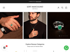 loftmasculino.com homepage screenshot