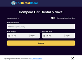 'therentalradar.com' screenshot