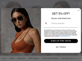 winkoptics.com homepage screenshot