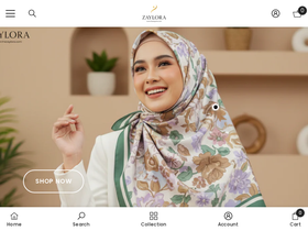 thezaylora.com homepage screenshot
