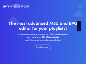 'iptveditor.com' screenshot